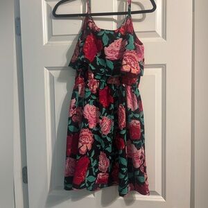 Elle tiered floral dress